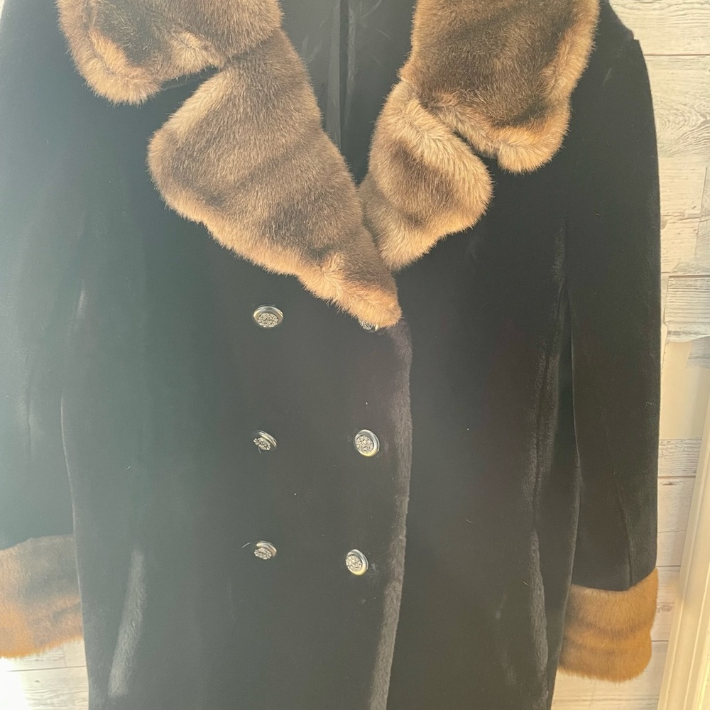 Bogazia large faux fur coat